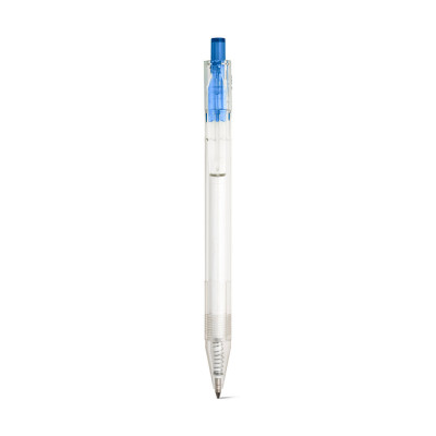 HARLAN. rPET ball pen pen with coloured button